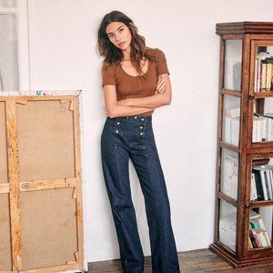 Sézane 1977 The New Parisien denim jeans 38/6